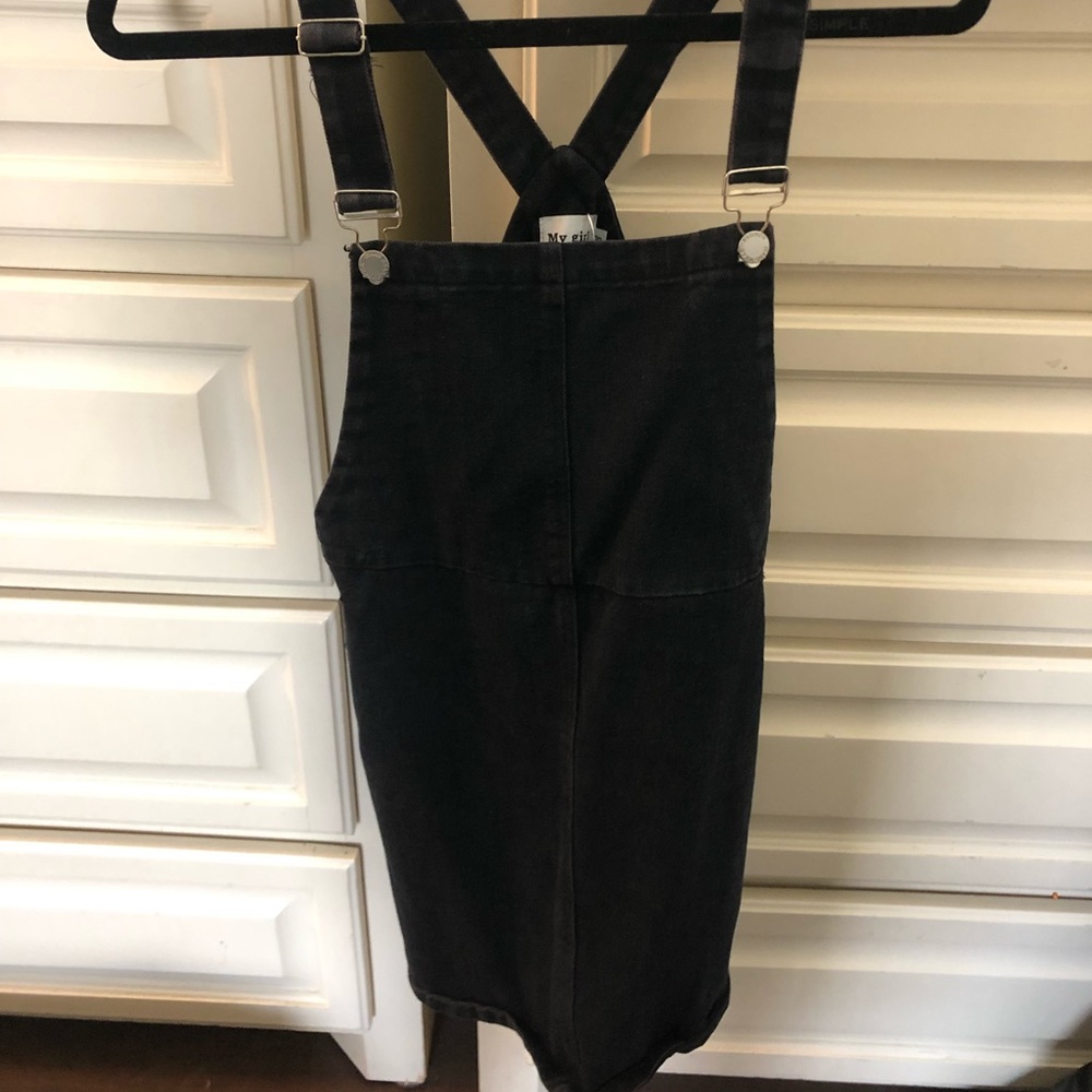 Princess Polly black overall dress